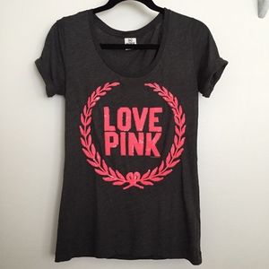 PINK- GREY & PINK T-SHIRT